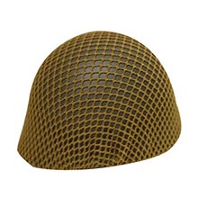 1:6 Scale U.S. WWII M1C Helmet Brown Square Net (2pcs)